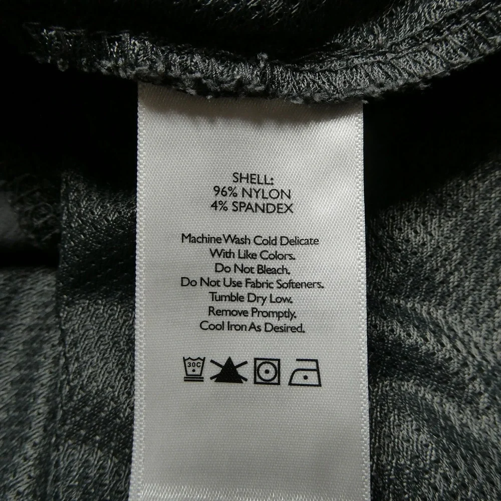 Eddie Bauer Travex Pants Womens Size 12 Gray Nylon Stretch Cargo‎ Carpi Travel